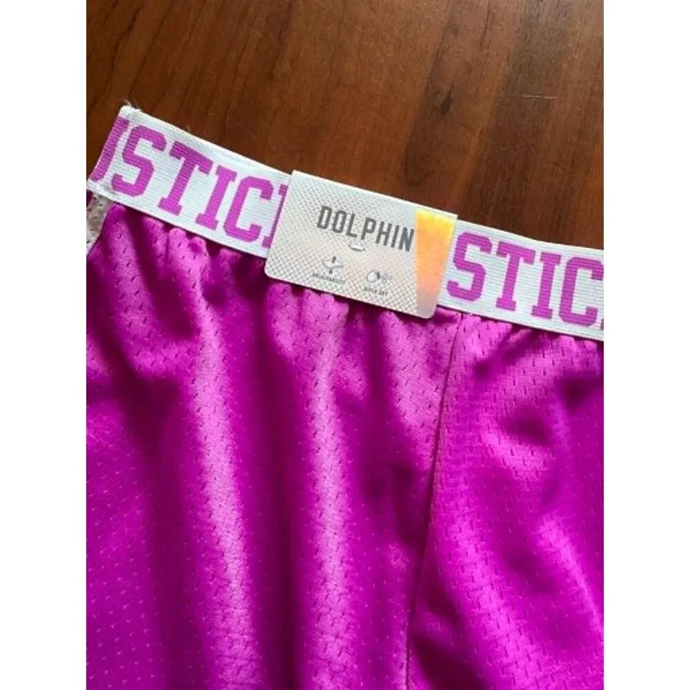 Justice Lilac Active Mesh Shorts NWT - Size 8